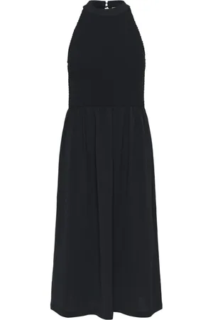Saint Tropez Kjole, Dame, Sort, M, Feminin Keishasz Kjole i Sort