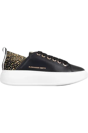 Alexander Smith Sko, Dame, Sort, 39 EU, Læder, Sporty og elegant Wembley Woman sneakers