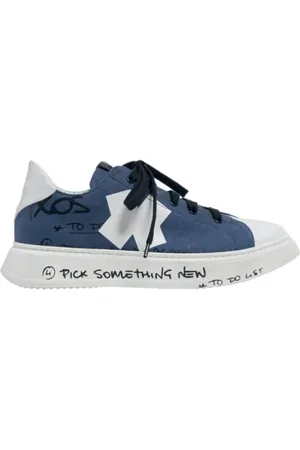 Ixos Sko, Herre, Blå, 40 EU, Uld, Stilfulde Sneakers til et Trendy Look