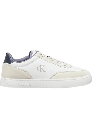 Calvin Klein Sko, Herre, Hvid, 45 EU, Uld, Stilfulde Sneakers til Hverdagsbrug