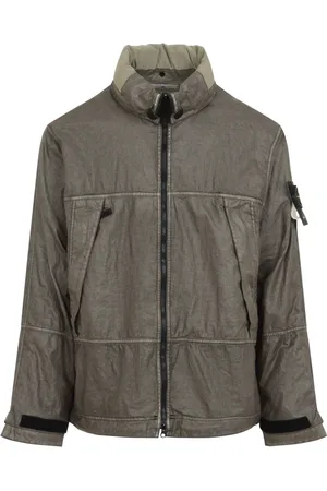 Stone Island Jakke, Herre, Grøn, L, Grøn jakke til mænd Ss25