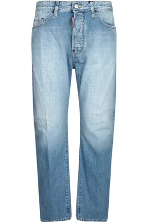 Dsquared2 Jeans, Herre, Blå, S, Uld, Blå Bukser til Mænd Stilfuldt Design