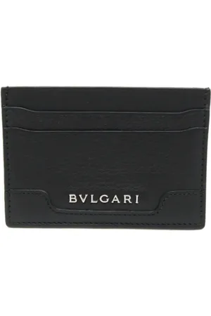 Bvlgari Pre-owned, unisex, Sort, ONE SIZE, Tyl, Pre-owned Laeder punge