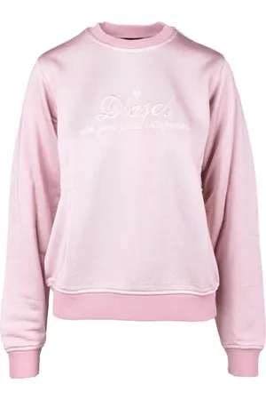 Diesel Sweathshirts & Hoodies, Dame, Lyserød, XS, Bomuld, Sweatshirts Hoodies