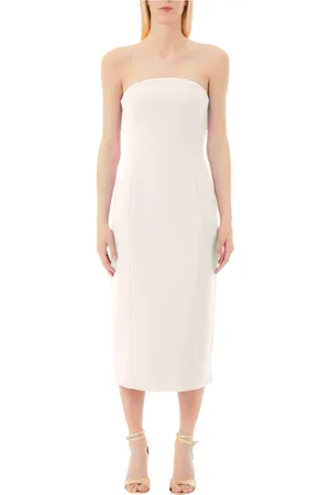 Liu Jo Kjole, Dame, Hvid, S, Uld, Stilfuld blanding af polyester og elastan