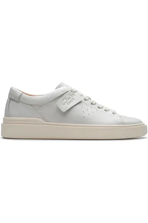 Clarks Sko, Herre, Hvid, 41 EU, Uld, Sneakers