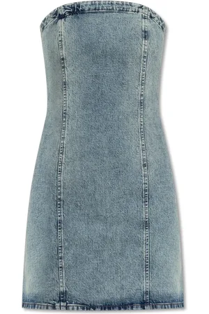 Gestuz Kjole, Dame, Blå, M, Denim, Denim kjole Gznielle