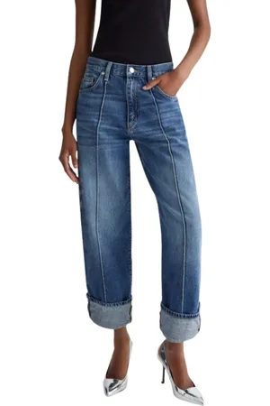 Liu Jo Jeans, Dame, Blå, W24, Cropped Straight Jeans Array Large