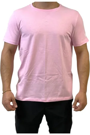 GCDS Top, Herre, Lyserød, M, Bomuld, Afslappet Bomuld T-Shirt til Mænd