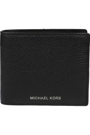 Michael Kors Tilbehør, Herre, Sort, ONE SIZE, Uld, Stilfuld Pengepung