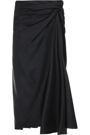 Balenciaga Nederdel, Dame, Sort, S, Sort Nederdel Forhøj Garderobe Elegant Design