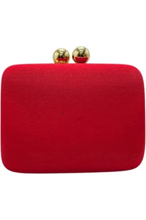 Dolce & Gabbana Pre-owned, Dame, Rød, ONE SIZE, Uld, Pre-owned Canvas skuldertasker