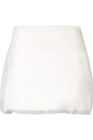 BLANCA Nederdel, Dame, Hvid, S, Hvid Silkekjole Elegant Chic Stil