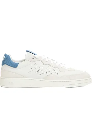 P448 Sko, Herre, Hvid, 39 EU, Uld, Stilfulde Bianco Sneakers til Mænd