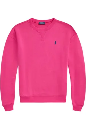 Ralph Lauren Sweathshirts & Hoodies, Dame, Lyserød, M, Bomuld, Bomuld Polyester Blanding Moderne Skjorte