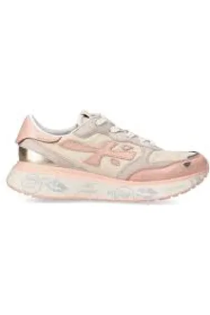 Premiata Sko, Dame, Lyserød, 36 EU, Uld, Stilfulde Sneakers