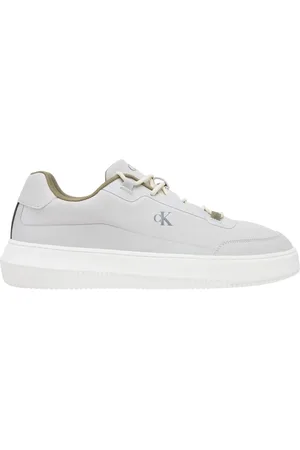 Calvin Klein Sko, Herre, Grå, 43 EU, Afslappede Sneakers til Hverdagsbrug