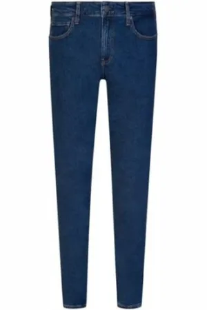 Calvin Klein Jeans, Herre, Blå, W32 L34, Uld, Stilfulde Jeans Kollektion