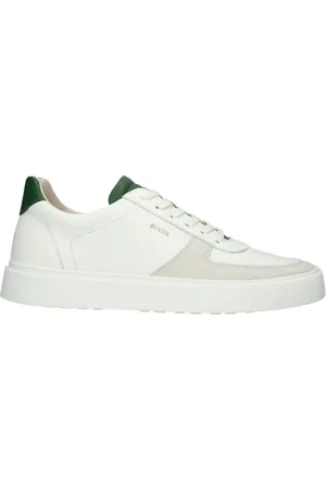 Blackstone Sko, Herre, Hvid, 44 EU, Uld, Hvid Grøn Sneaker