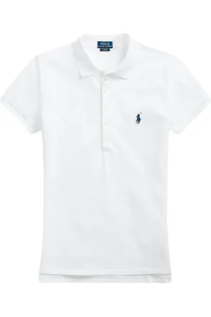 Ralph Lauren Top, Dame, Hvid, S, Bomuld, Hvid Polo T-shirts og Polos