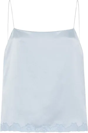 The Row Top, Dame, Blå, 2XS, Blå Blonde Lingeri Top