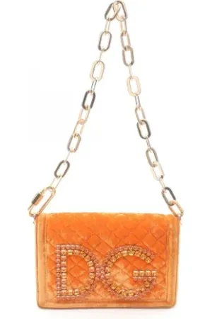 Dolce & Gabbana Pre-owned, Dame, , ONE SIZE, Uld, Pre-owned Stof skuldertasker