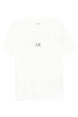 C.P. Company Top, Herre, Hvid, L, Klassisk T-shirt til mænd og kvinder