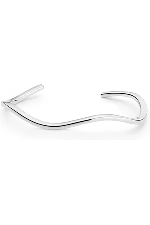 Sif Jakobs Tilbehør, Dame, Grå, ONE SIZE, Bølge Ellera Armring i Sterlingsølv