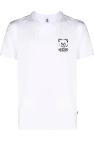 Moschino Top, Dame, Hvid, XS, Bomuld, Stilfuld bomuld og EA-blend