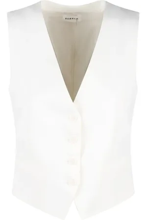 P.A.R.O.S.H. Jakke, Dame, , L, Linned, Linned Viskose Blanding Skræddersyet Vest