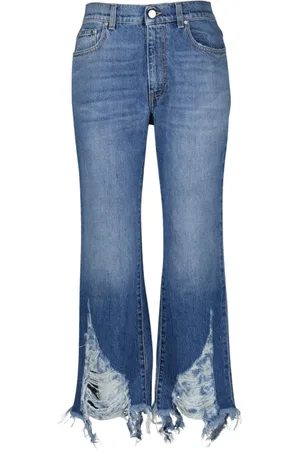 Stella McCartney Jeans, Dame, Blå, W26, Denim, Vintage denim jeans, lige snit, blå