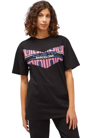 Custo Barcelona Top, Dame, Sort, S, Bomuld, Sort Bomuld Damer T-shirt