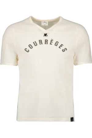 Courrèges Top, Herre, , XS, Mesh Baseball T-shirt