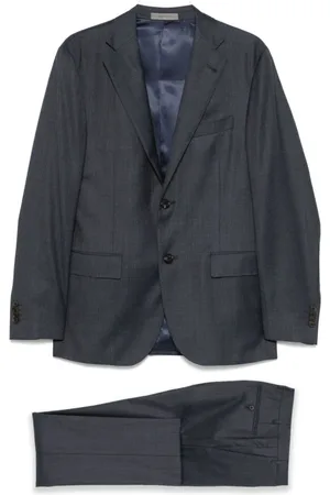 corneliani Jakkesæt, Herre, Blå, 3XL, Luksuriøs Sort Kjole til Mænd