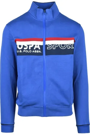 U.S. Polo Assn. Sweathshirts & Hoodies, Herre, Blå, 2XL, Bomuld, Sweatshirts Hoodies