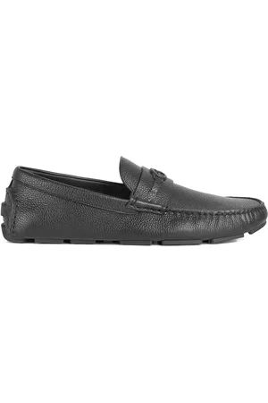 Gucci Sko, Herre, Sort, 43 EU, Uld, Sort Loafer Moccasin Sko
