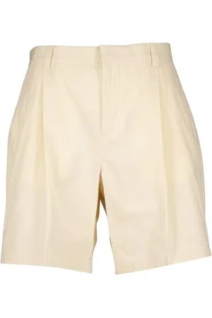 Orlebar Brown Shorts, Herre, , W36, Bomuld, Bomuld Straight Fit Plisserede Shorts