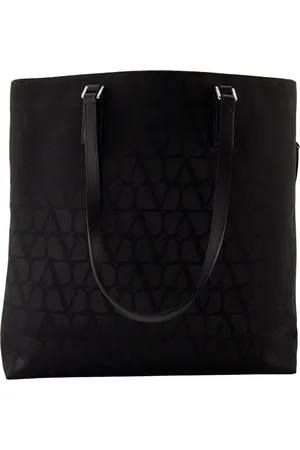 VALENTINO GARAVANI Taske, Herre, Sort, ONE SIZE, Nylon, Ikonografisk nylon tote taske