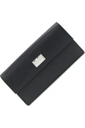 Bvlgari Pre-owned, Herre, Sort, ONE SIZE, Læder, Pre-owned Canvas punge