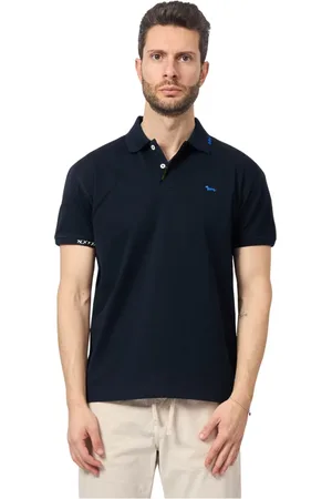 HARMONT&BLAINE Top, Herre, Blå, L, Bomuld, T-shirts og Polos Blå