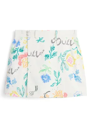 Soulland Nederdel, Dame, Flerfarvet, M/L, Bomuld, Nederdel