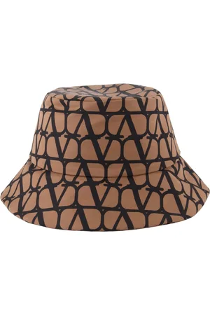 VALENTINO GARAVANI Tilbehør, Herre, Brun, 58 CM, Silke Monogram Logo V-Hals Skjorte