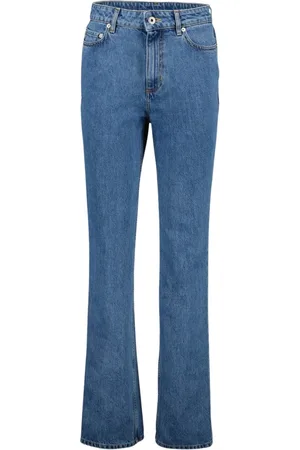 Burberry Jeans, Dame, Blå, W27, Bomuld, Straight Leg Jeans Blå Rå