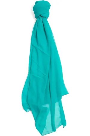 Alberta Ferretti Tilbehør, Dame, Grøn, ONE SIZE, Grøn Silketørklæde Ss23