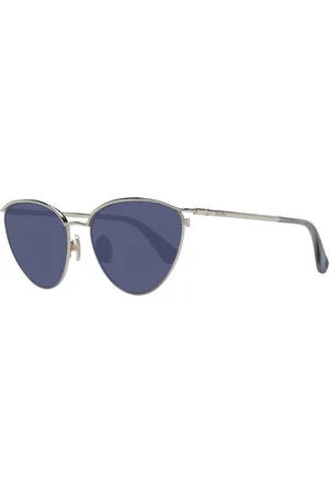Max Mara Tilbehør, Dame, Grå, ONE SIZE, Uld, Sølv Kvinders Cat Eye Solbriller