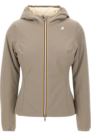K-Way Jakke, Dame, , 6XL, Polyester, Vendbar Hættetrøje