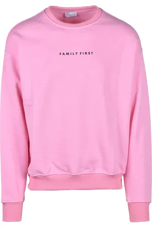 Family First Sweathshirts & Hoodies, Herre, Lyserød, M, Bomuld, Sweatshirts Hoodies