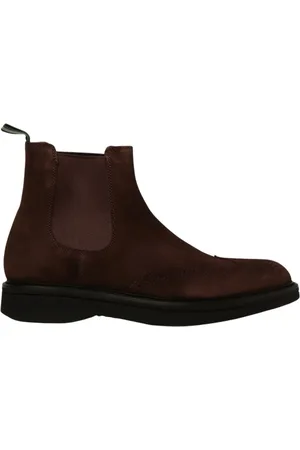 Green george Sko, Herre, Brun, 41 1/2 EU, Brun Brogue Ankelstøvler