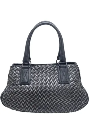 Bottega Veneta Pre-owned, Dame, Sort, ONE SIZE, Tyl, Pre-owned Laeder hndtasker