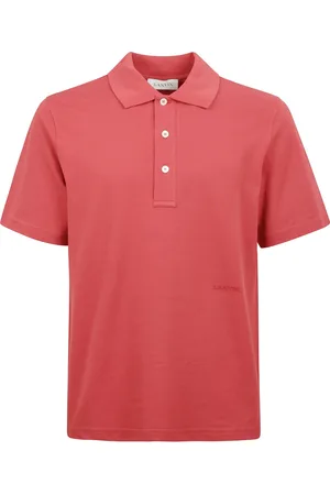 Lanvin Top, Herre, Rød, M, Bomuld, Kortærmet bomuldspolo